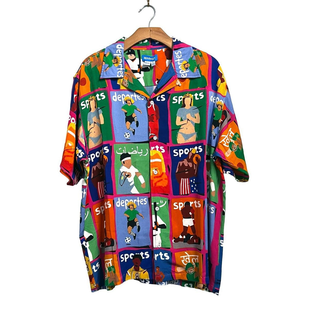 MA®️KET Illustrated SS Button Up Shirt