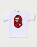 COLOR CAMO BIG APE HEAD TEE MENS