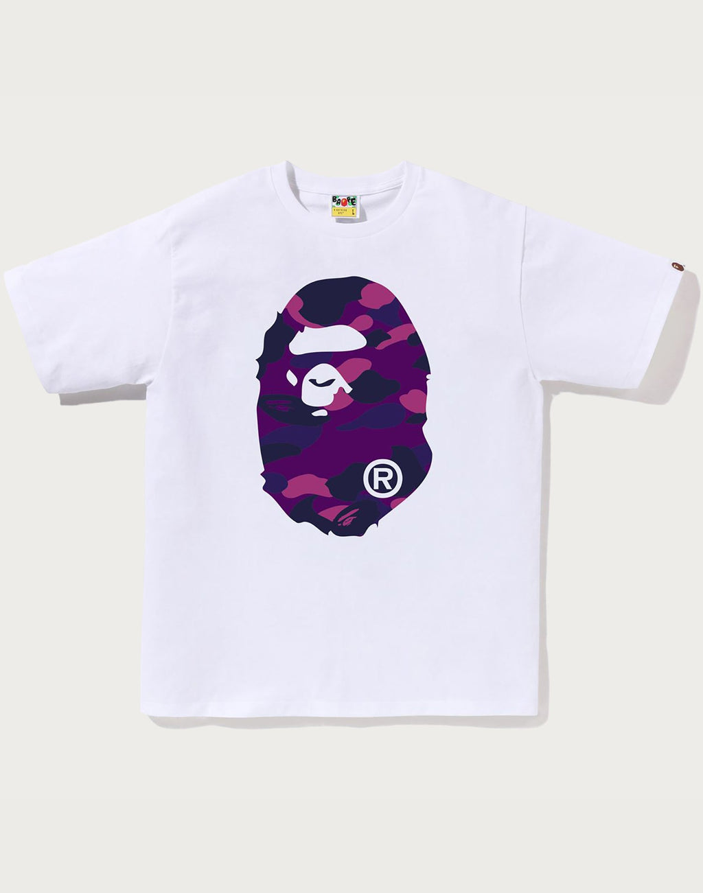 COLOR CAMO BIG APE HEAD TEE MENS