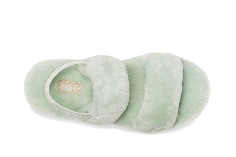 Fluffy Strap Sandals — Sage Green | New Arrival | In Stock