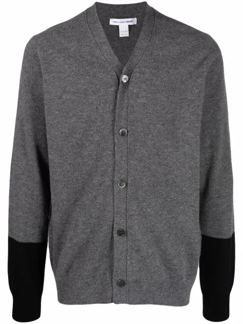 Comme Des Garçons Shirt fine-knit button-up cardigan