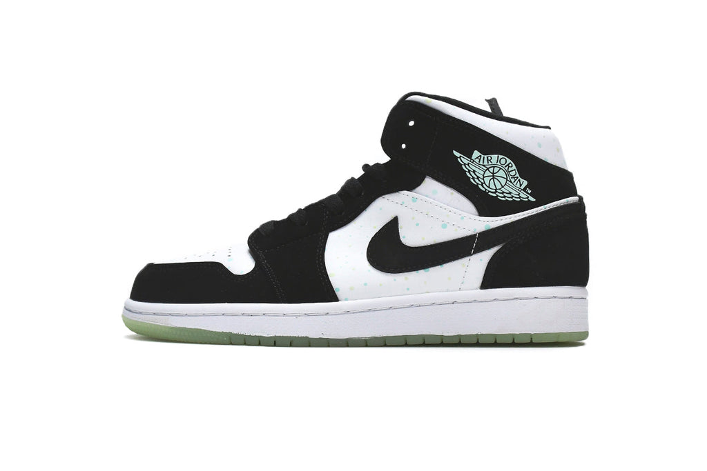 Air Jordan 1 Mid White Black Teal Tint Reps Sneaker BQ6931-103