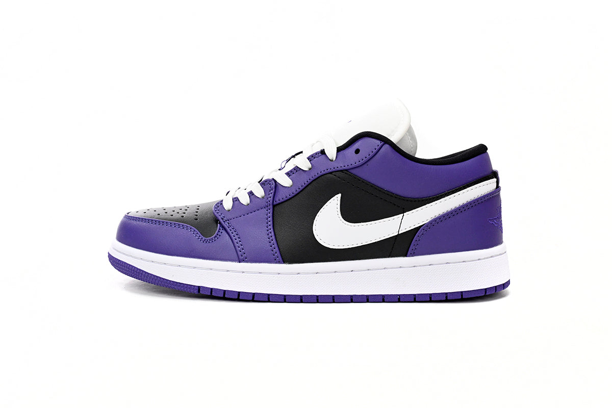 Air Jordan 1 Low Purple And Black Reps Sneaker 553558-501