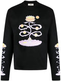 GmbH graphic-print jersey-knit sweatshirt
