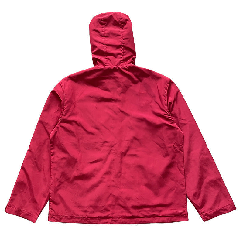 SAINT VANITY  Nylon Hooded Track Jacket
