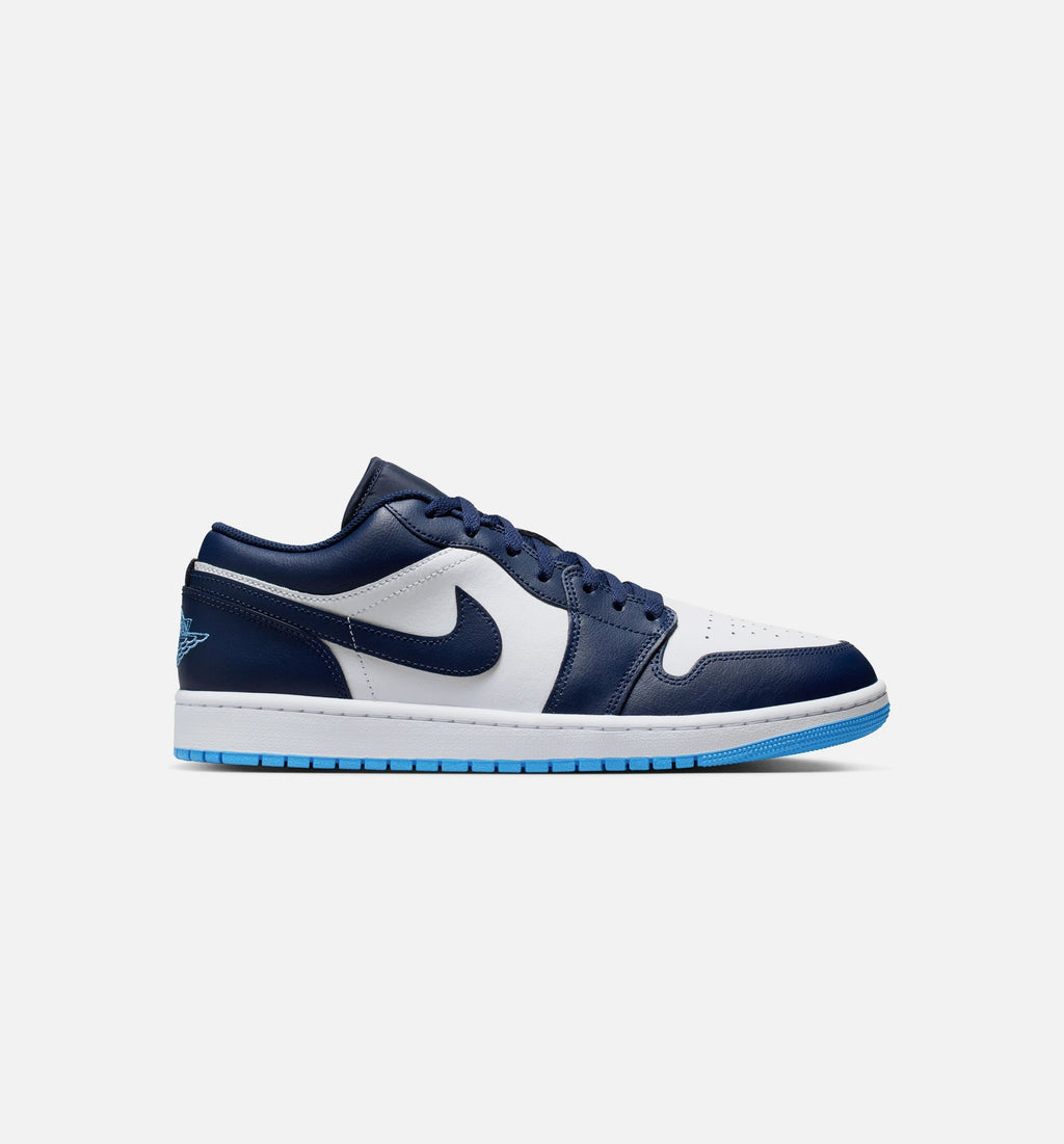 Air Jordan 1 Low Men's Sneakers | Midnight Navy/University Blue/White
