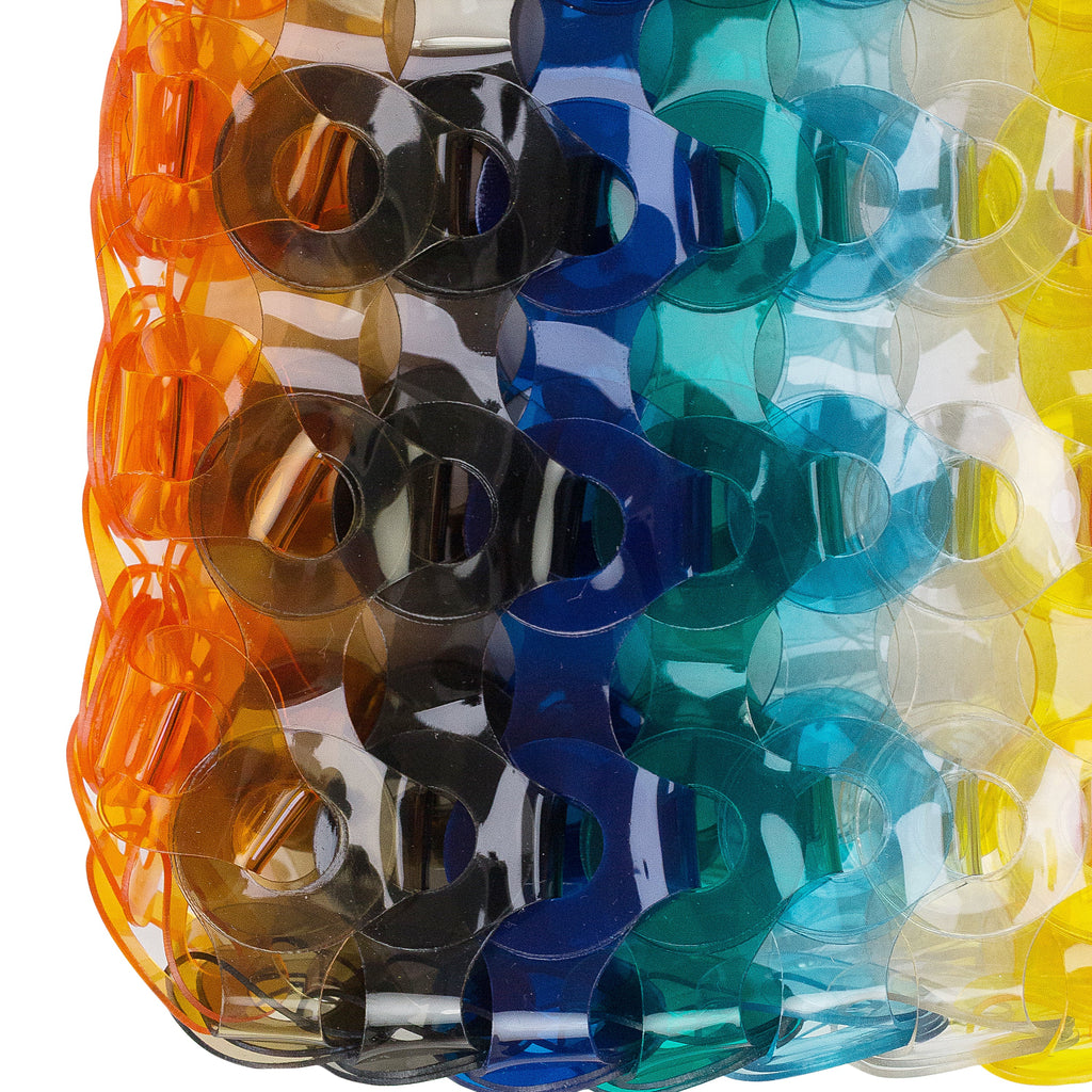 MULTICOLOR BASKET TINY TOTE BAG