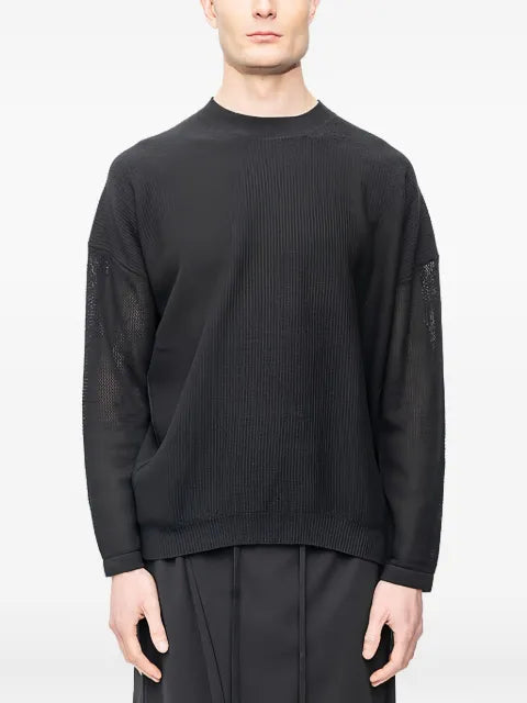 Devoa open-knit pullover sweater