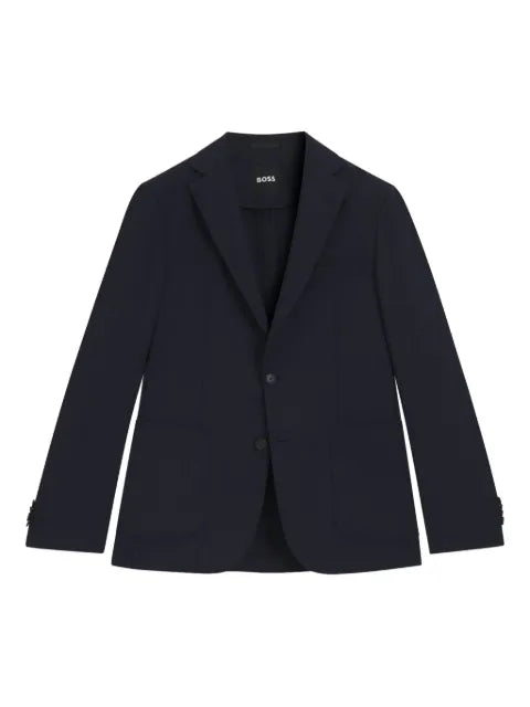 BOSS washable slim-fit jacket in a wool blend