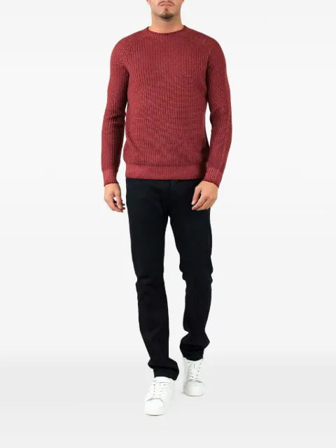 Al Duca D’Aosta 1902 ribbed-knit raglan-sleeve sweater