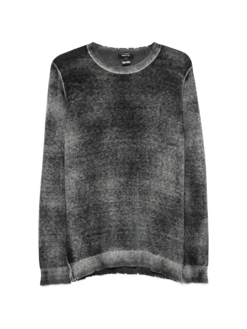 Avant Toi acid-wash distressed-effect sweater
