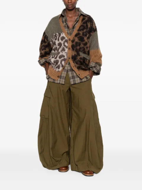 R13 leopard-print cardigan