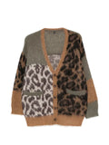 R13 leopard-print cardigan