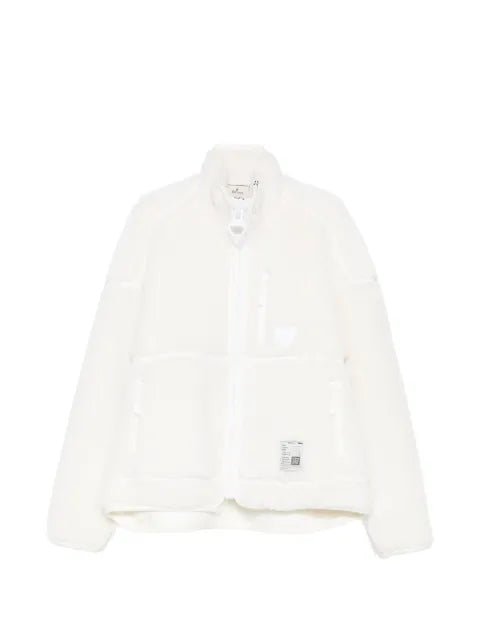 Maison MIHARA YASUHIRO fleece zip-up jacket