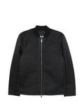 Just Cavalli quilted logo-embossed jacket