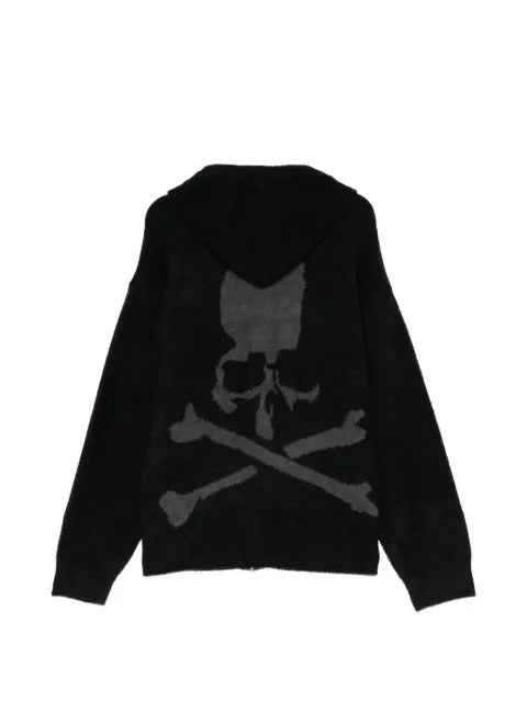Mastermind World skull-printed zip-up hoodie