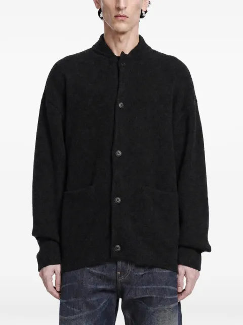 Giorgio Armani button-fastening high-neck cardigan