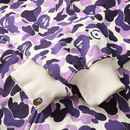 BAPE Purple Camo Shark Hoodie