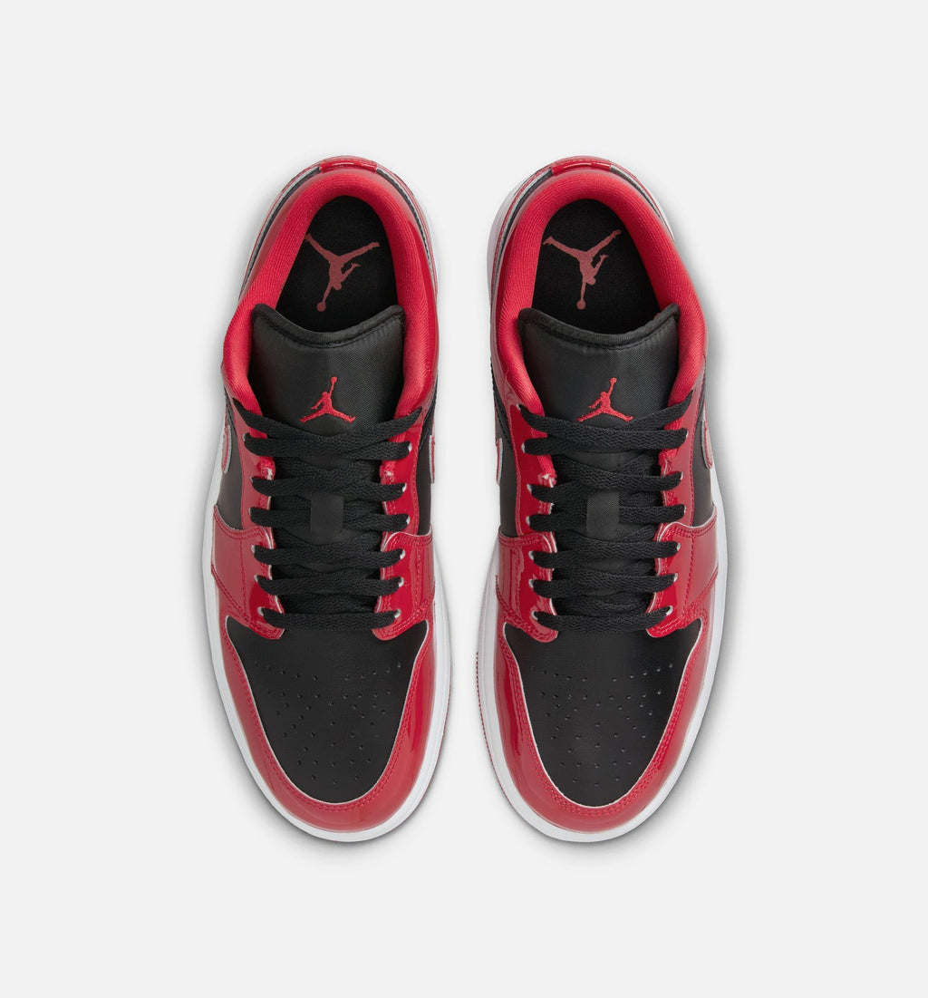 Air Jordan 1 Low SE Men's Sneakers - Black / Varsity Red / White