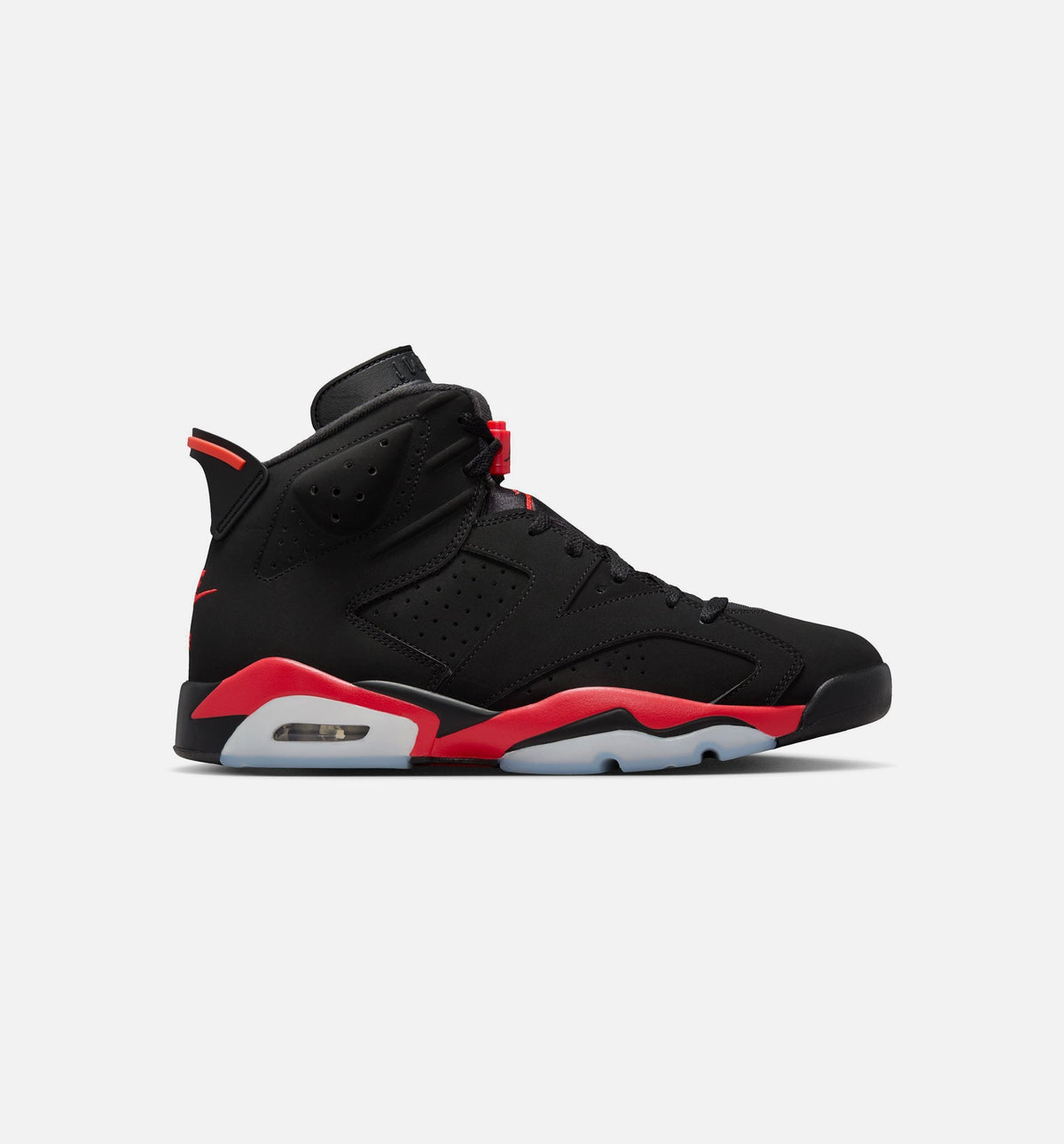 Air Jordan 6 Retro Infrared Salesman Men's Lifestyle Shoes - Black/Light Scarlet
