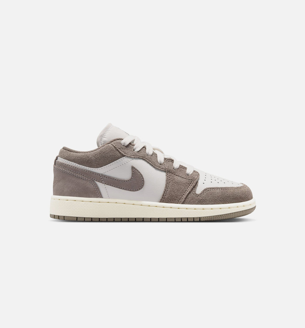 Air Jordan 1 Low “Olive Grey” Grade School Lifestyle Shoes