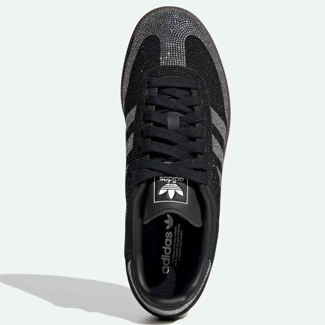 adidas Samba OG Rhinestone Black Silver Women's