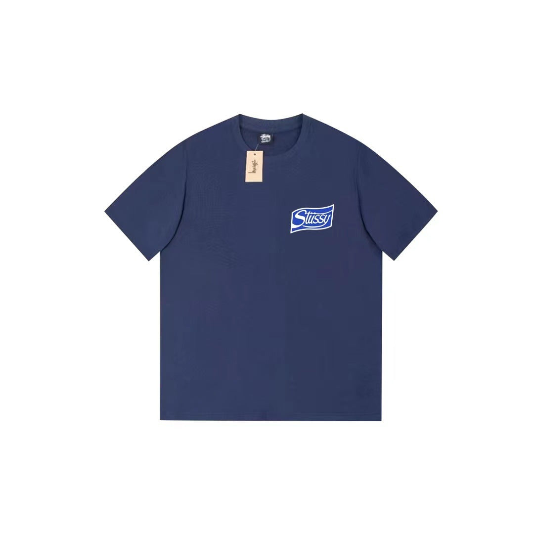 Stussy T Shirts Loose Casual T-Shirts Same for Men and Women