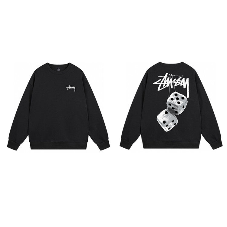 Stussy Sweatshirts Crew Neck Fleece Classic Sweater