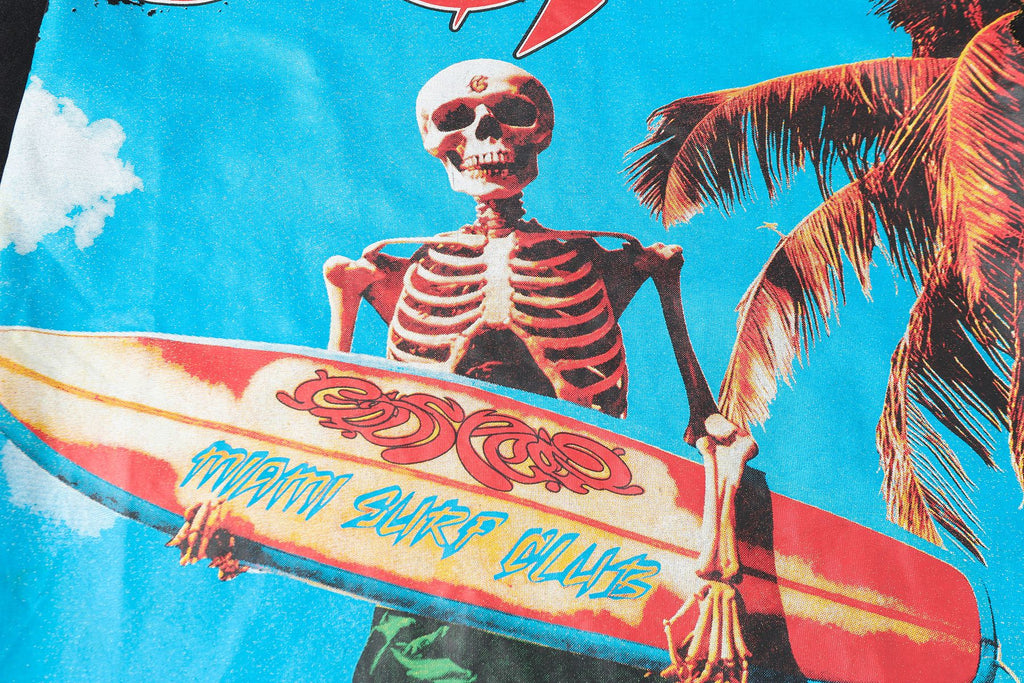 Godspeed Skeleton Surfer Graphic T-Shirt