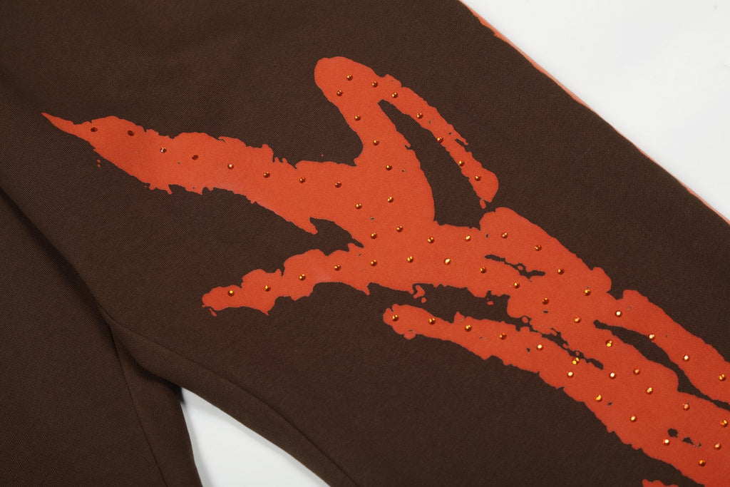 Sp5der Graphic Hoodie & Sweatpants Matching Set