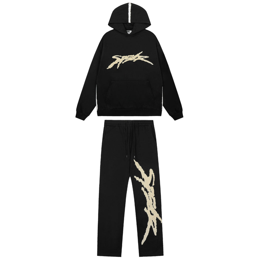 Sp5der Graphic Hoodie & Sweatpants Matching Set