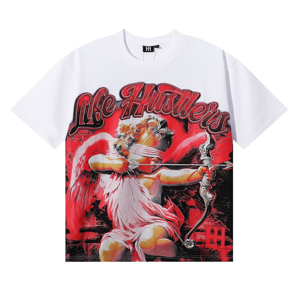 Life Hustlere Bling Cupid Archer Graphic T-Shirt