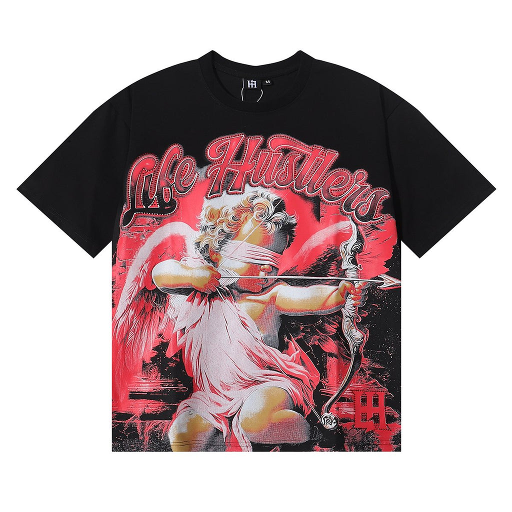 Life Hustlere Bling Cupid Archer Graphic T-Shirt