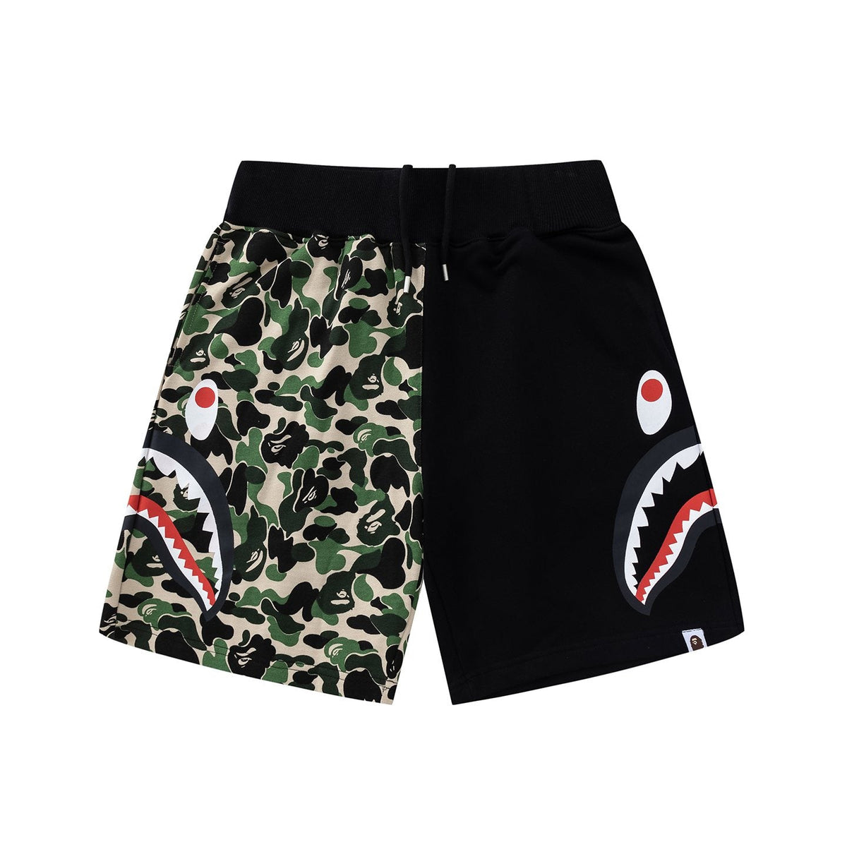 BAPE Shark Eye Graphic Sweat Shorts