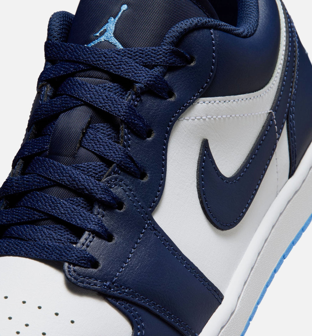 Air Jordan 1 Low Men's Sneakers | Midnight Navy/University Blue/White