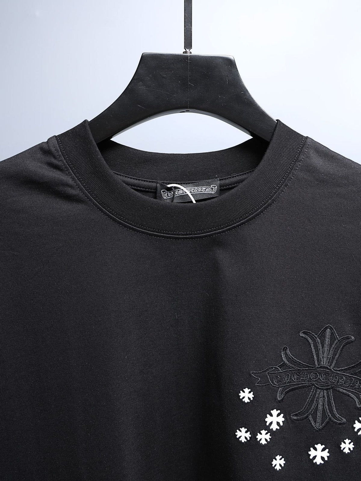 Chrome Hearts Cross and Star Graphic T-Shirt