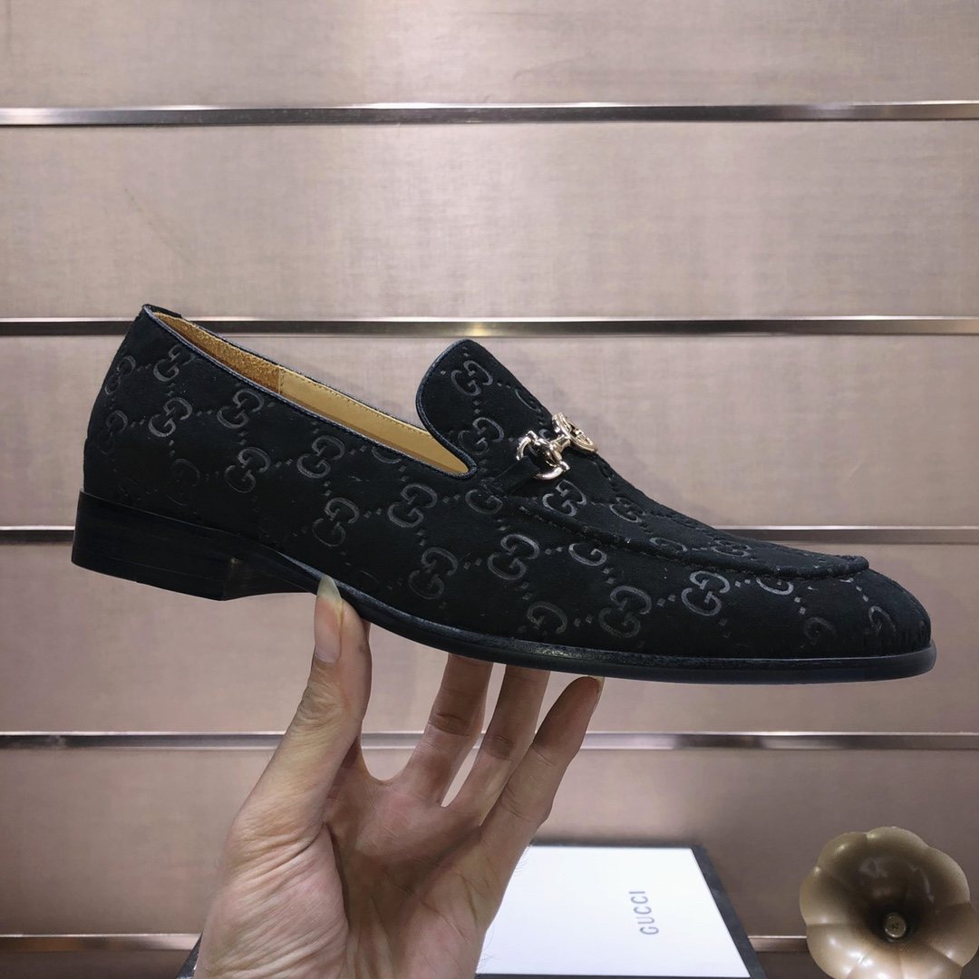 Gucci Men's Patterned Bit Loafers