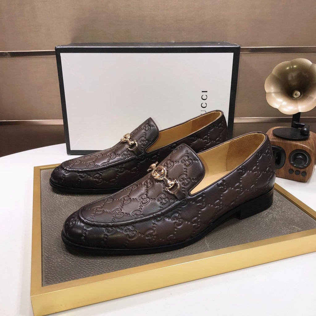 Gucci Men's Patterned Bit Loafers