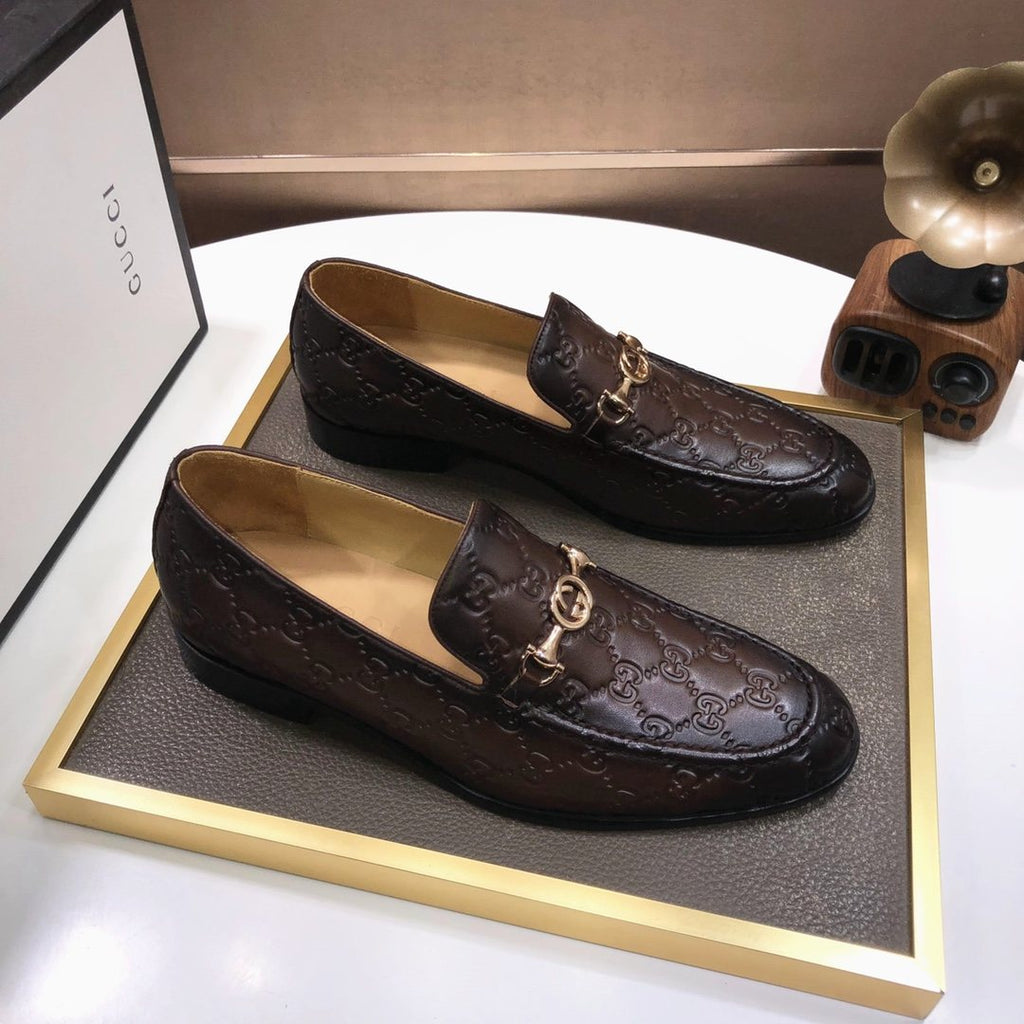 Gucci Men's Patterned Bit Loafers